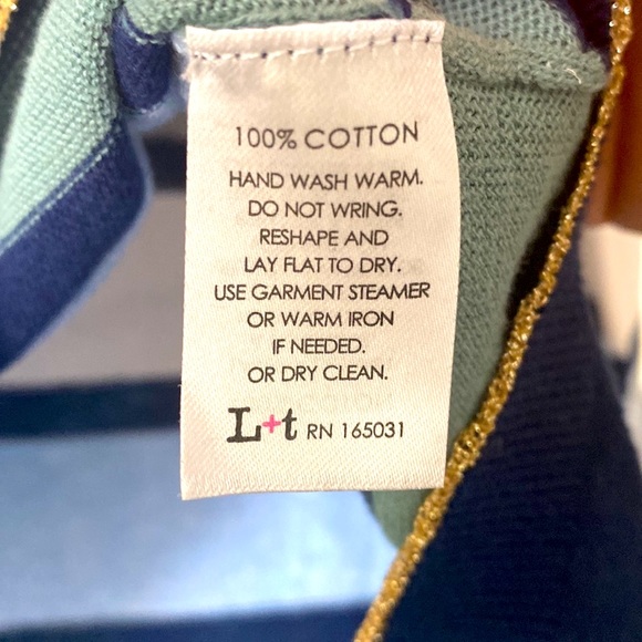 L+T Label and Thread hang ten v neck sweater NWT - Picture 5 of 9